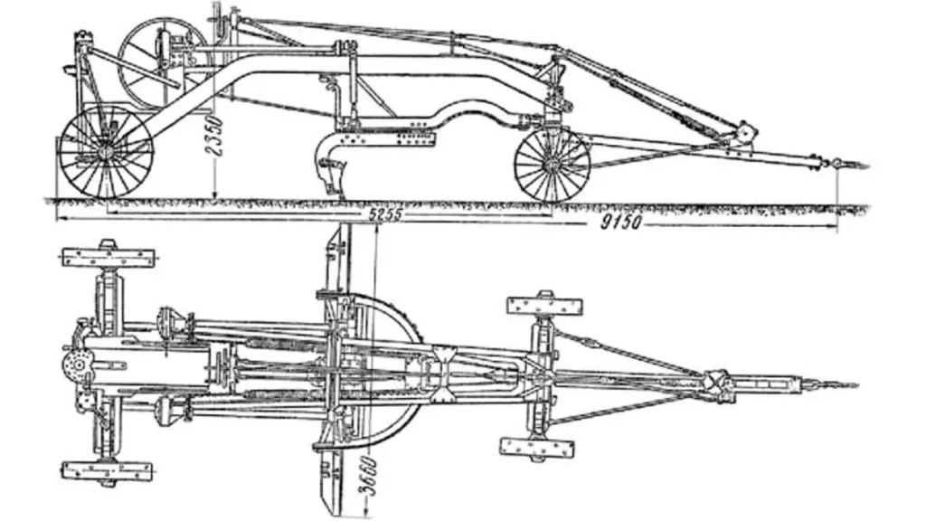 Грейдер на лошадиной тяге