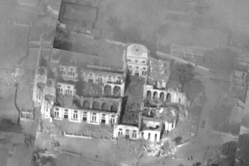 Собор Вознесения Девы Марии после землетрясения