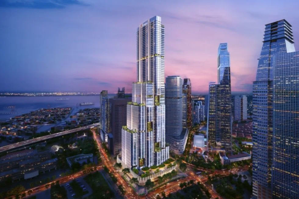 Визуализация будущего комплекса Skywaters Residences