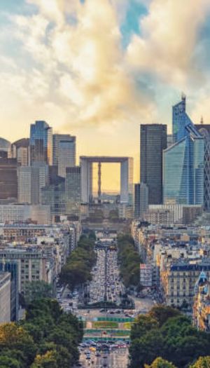 район La Défense в Париже 