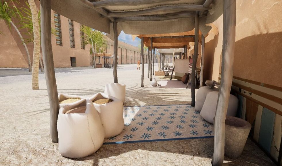 3D-визуализация древнемесопотамской урбанистической среды