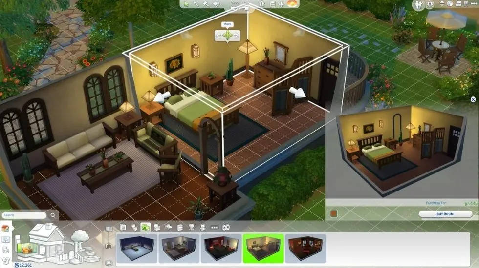 Строительство и обустройство дома в The Sims 4