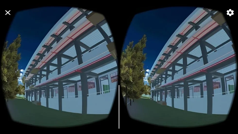 Виртуальный осмотр трехэтажного учебного корпуса Northern Bukidnon State College с помощью VR-очков