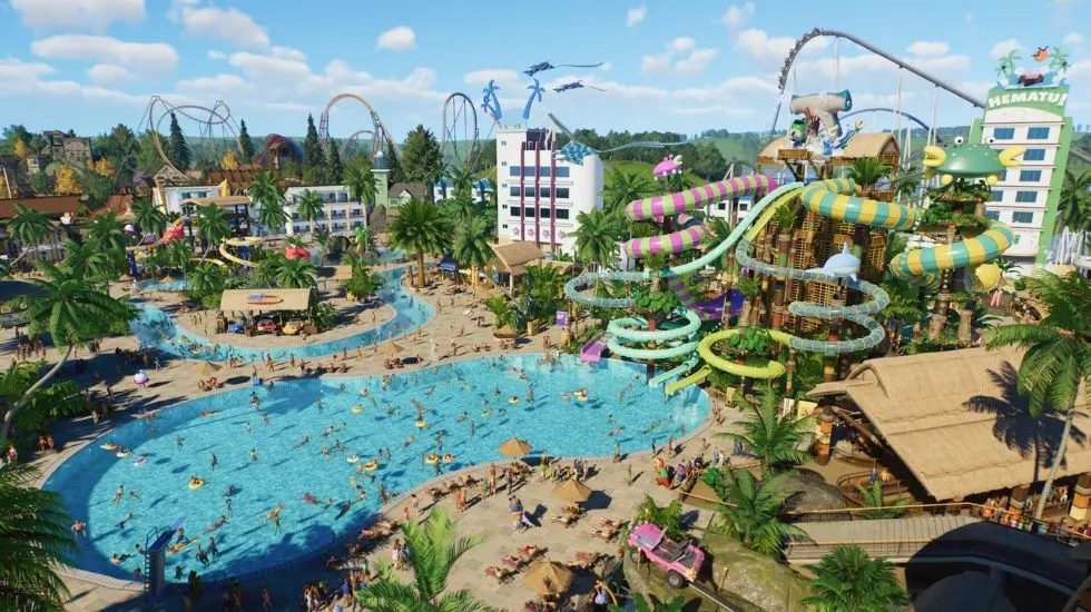 Аквапарк в Planet Coaster 2