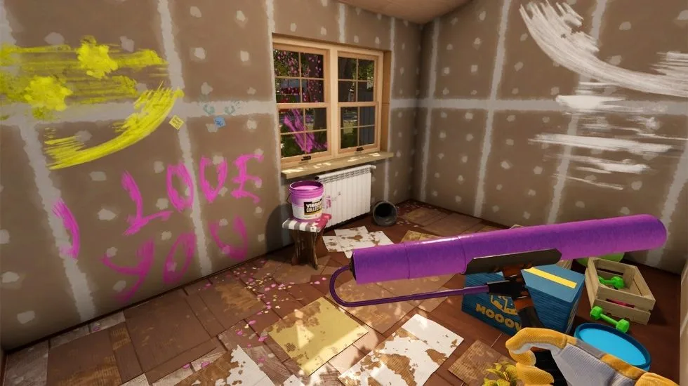 Подготовка комнаты к ремонту в House Flipper 2
