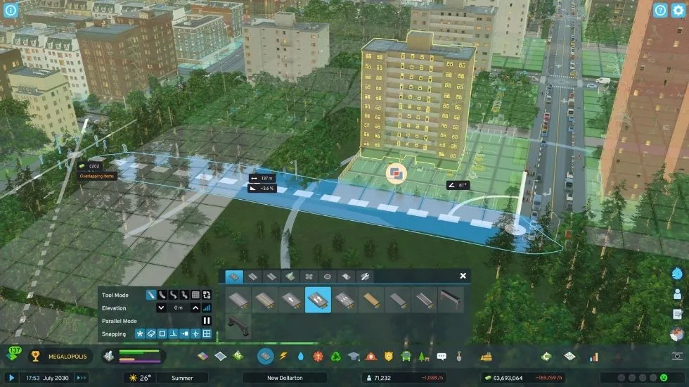 Проектирование дорог в Cities Skylines II