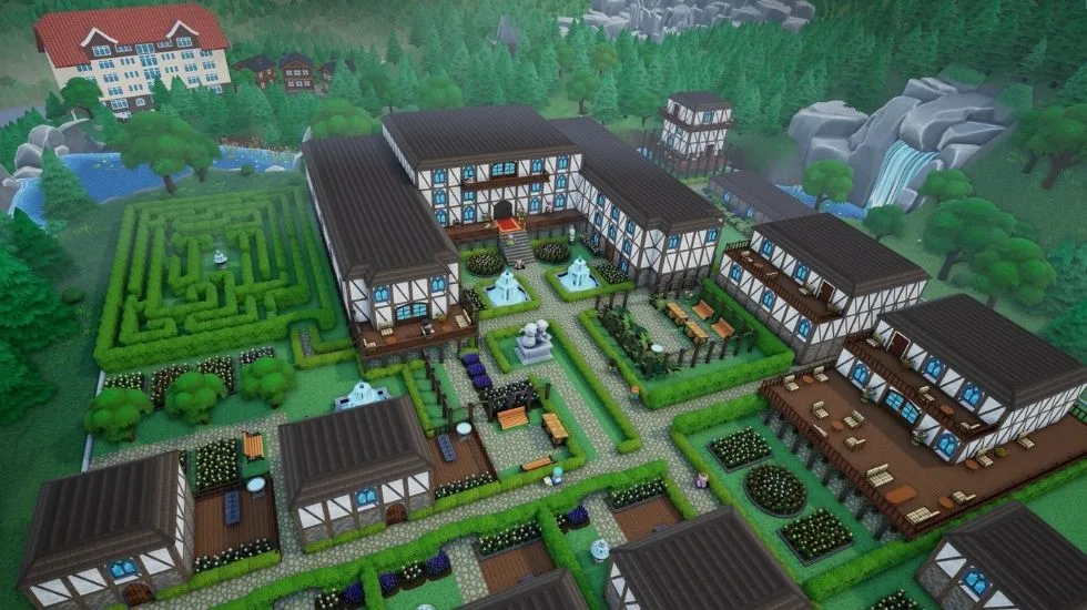 Спроектированный гостиничный комплекс в Hotel Architect