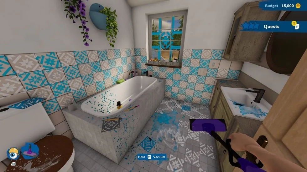 Уборка ванной комнаты в House Flipper 2